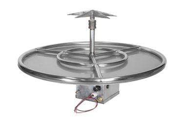 Grand Canyon Gas Logs Burners 18 / Natural Gas Grand canyon outdoor round tall stack gas log burner- Match kit