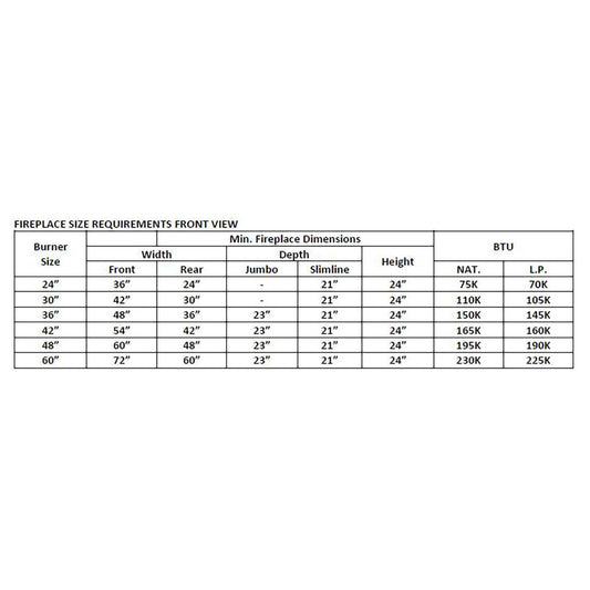 Grand Canyon Gas Logs Burners Grand Canyon Stainless Steel Jumbo Burner System