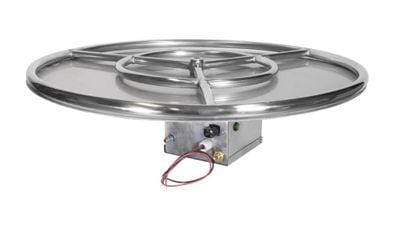 Grand Canyon Gas Logs Fire Pits 18 / Propane Grand Canyon 18 Inch Round Flat Fire Pit Kit with Weather Beater Controls