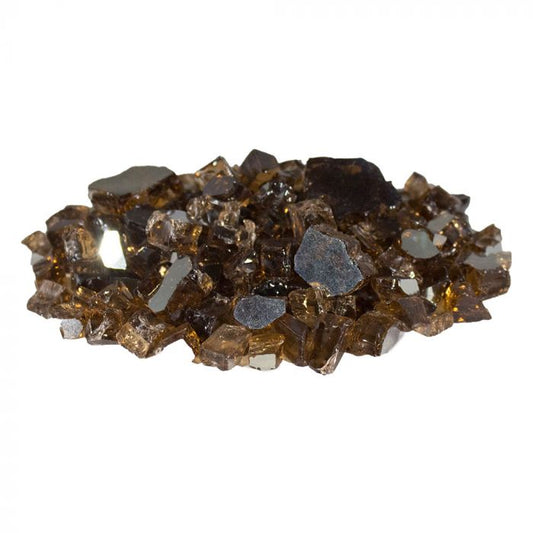 Firegear - 10-Pound Reflective Fireglass, 1/2 to 3/4-Inch, Copper - GRL-COPPER-10