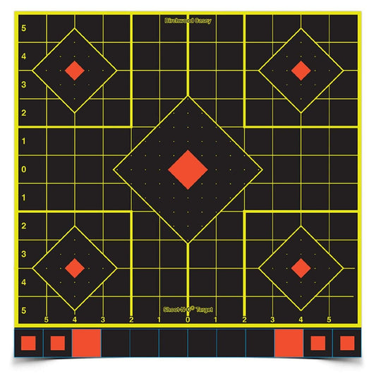 GSM Outdoors Hunting : Targets Birchwood Casey Shoot-N-C 12in Sight In Target-50 Sheets