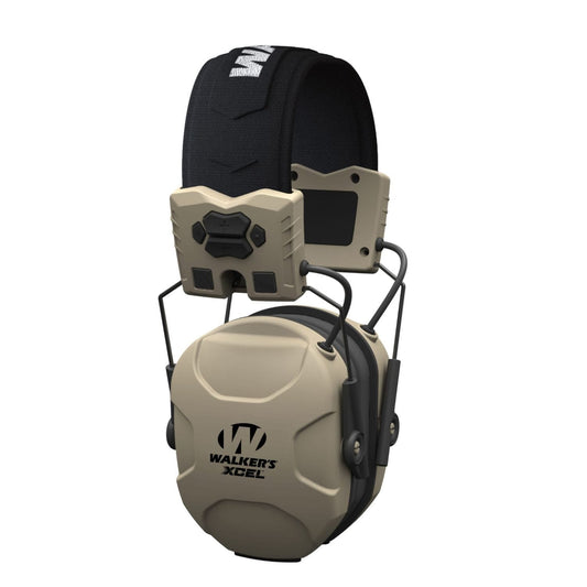 GSM Outdoors Public Safety/L.E. : Hearing Protection Walkers XCEL Digital Electronic Muff with Voice Clarity