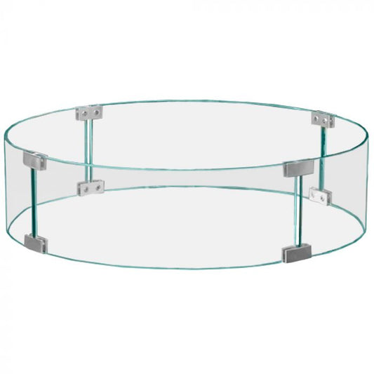 Firegear - Round Tempered Glass Fire Pit Windshield Kit - GWS-23R
