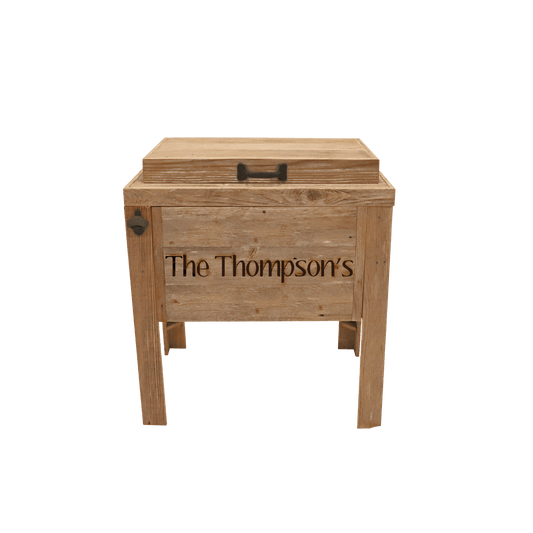 Haggards 1 Line Engraved on Single Cooler