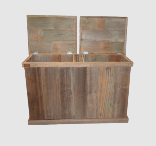 Haggards Double Trash Can with Tres Hombres Black