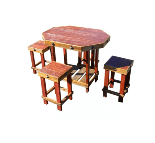 Haggards Outdoor Dining Set Whitestone Patio Set Red