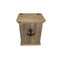 Haggards Single Trash Can with Anchor Black