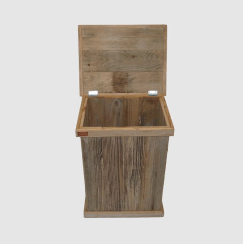Haggards Single Trash Can with Tres Hombres Black