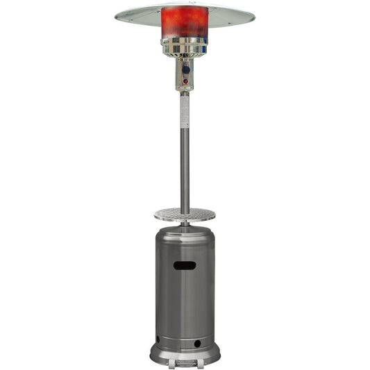 Hanover - Steel Umbrella patio heater, 7' tall, propane, 48,000 BTU - Patio Heaters - HAN003SSL