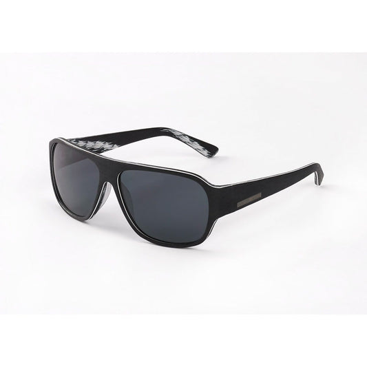 Hang Ten Gold Apparel : Eyewear - Sunglasses Hang Ten Gold The Balsa Fish-Black 3 Layer Wood/Smoke Lens
