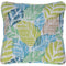Hanover Accessories Hanover - Hanover Toss Pillow Palm Pattern - Green/Blue