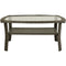 Hanover Accessories Hanover - Newport Woven Coffee Table with Glass Top