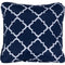 Hanover Accessories Hanover Toss Pillow Lattice Pattern - Navy/White