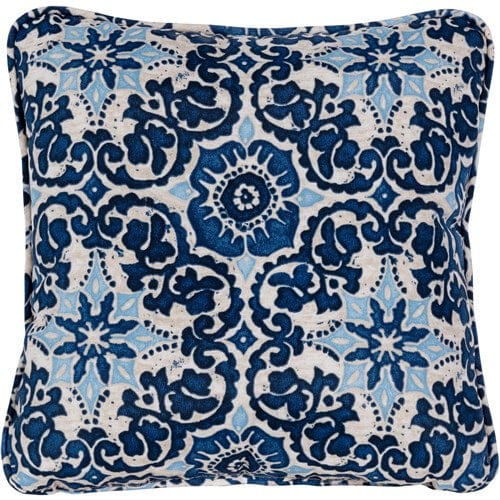 Hanover Accessories Hanover Toss Pillow Medalian Pattern - Navy