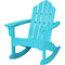 Hanover Adirondack Chairs Hanover All-Weather Adirondack Rocking Chair in Aruba