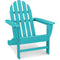Hanover Adirondack Chairs Hanover Classic All-Weather Adirondack Chair in Aruba Blue
