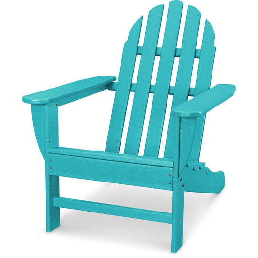 Hanover Adirondack Chairs Hanover Classic All-Weather Adirondack Chair in Aruba Blue | HVAD4030AR