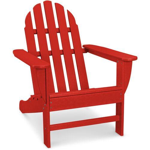 Hanover Adirondack Chairs Hanover Classic All-Weather Adirondack Chair in Sunset Red