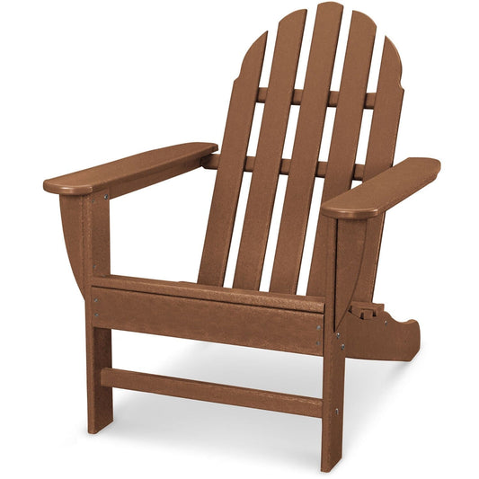 Hanover Adirondack Chairs Hanover Classic All-Weather Adirondack Chair in Teak | HVAD4030TE