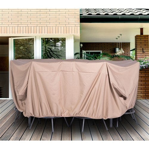 Hanover Adirondack Chairs Hanover Cover for 4pc Round or Square Dining Set - Tan