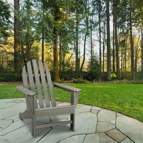 Hanover Adirondack Chairs Hanover - New All-Weather Adirondack Chair - Grey | HVAD4030GY