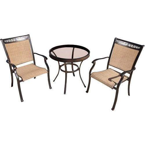 Hanover Bistro Set Hanover Fontana 3-Piece Bistro Set