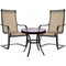 Hanover Bistro Set Hanover Monaco 3-Piece Bistro Set with Spring Sling Chairs, MONDN3PCSPG