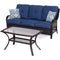 Hanover Conversation Set Hanover Orleans 2-Piece Patio Set in Navy Blue