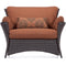 Hanover Deep Seating Hanover - Strathmere Allure 2pc Seating Set: Oversized Chair and Ottoman