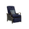 Hanover Deep Seating Hanover Ventura Outdoor Luxury Recliner in Navy Blue