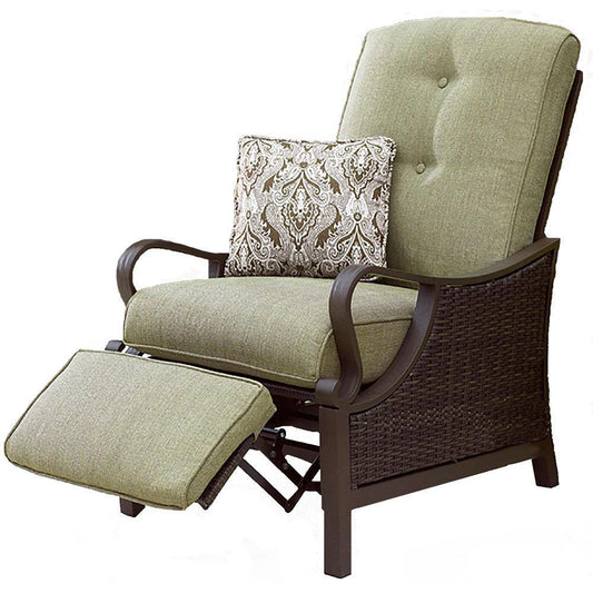 Hanover Deep Seating Hanover Ventura Outdoor Luxury Recliner in Vintage Meadow