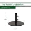 Hanover Dining Hanover - Commercial Aluminum Steel Plate Umbrella Base