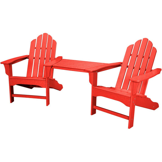 Hanover Dining Hanover - Hanover All-Weather Rio 3pc Tete-a-Tete: 2 Ad Chairs, Tete-a-Tete Table