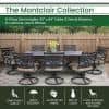 Hanover Dining Hanover - Montclair9pc: 8 Swivel Rockers, 42"x84" Rectangle Dining Table