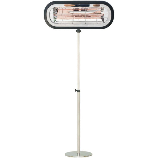 Hanover Electric Outdoor Heaters Hanover - 16.5" Electric Halogen Lamp with On Pole Stand