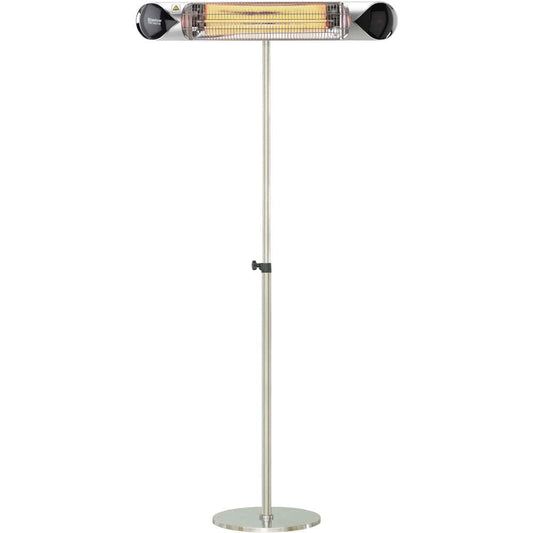 Hanover Electric Outdoor Heaters Hanover - 35.4" Carbon Lamp w/ 3 Power Settings, Remote Control, and Stand