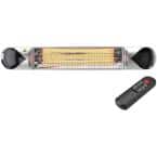 Hanover Electric Outdoor Heaters Hanover - 35.4" Carbon Lamp w/ 3 Power Settings, Remote Control, and Stand