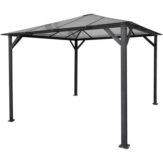 Hanover Hanover 10-Ft. x 10-Ft. Aluminum Hardtop Gazebo with Polycarbonate Roof Panels