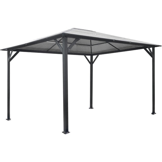 Hanover Hanover 13-Ft. x 10-Ft. Aluminum Hardtop Gazebo with Polycarbonate Roof Panels