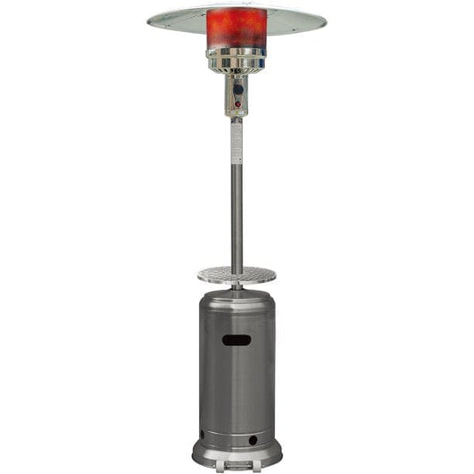 Hanover Hanover 7-Ft. 41,000 BTU Steel Umbrella Propane Patio Heater in Stainless Steel
