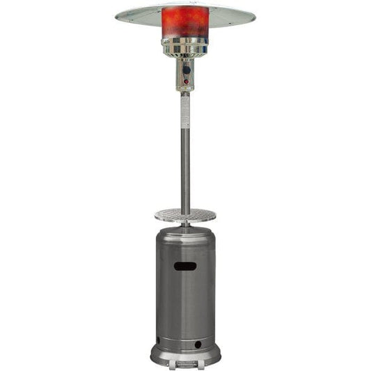 Hanover Hanover 7-Ft. 41,000 BTU Steel Umbrella Propane Patio Heater in Stainless Steel