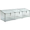 Hanover Hanover 70-In. Triple Garden Bed Cold Frame Mini-Greenhouse Plant Protector - Lightweight and Portable