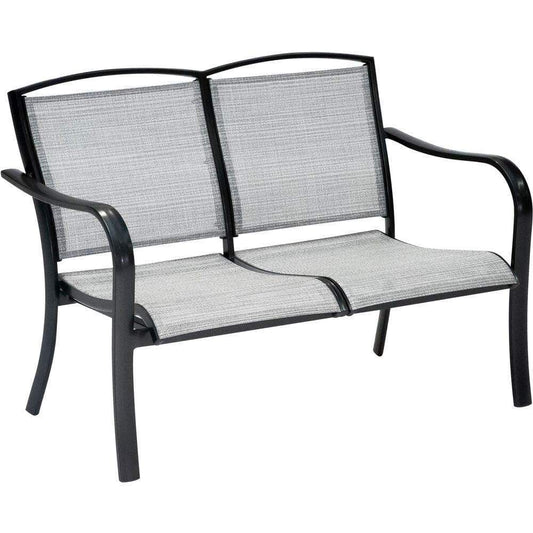 Hanover Hanover Foxhill All-Weather Commercial-Grade Aluminum Loveseat with Sunbrella Sling Fabric