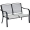 Hanover Hanover Foxhill All-Weather Commercial-Grade Aluminum Loveseat with Sunbrella Sling Fabric