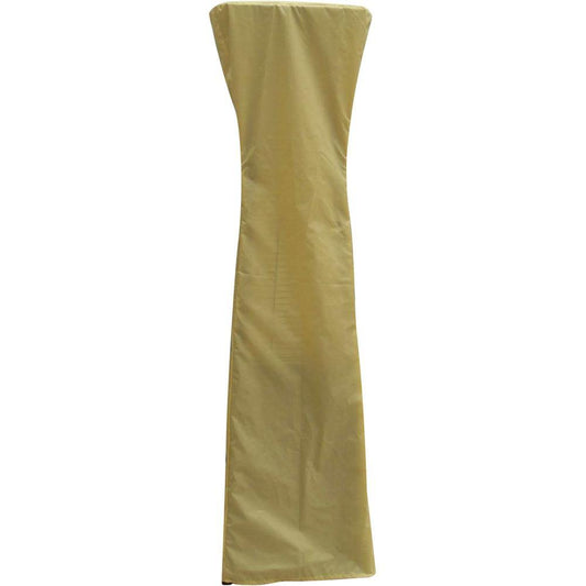 Hanover Heater Covers Hanover 7-Ft. 42,000 BTU Pyramid Propane Patio Heater in Black with Weather-Protective Cover, HAN101BLK-CV