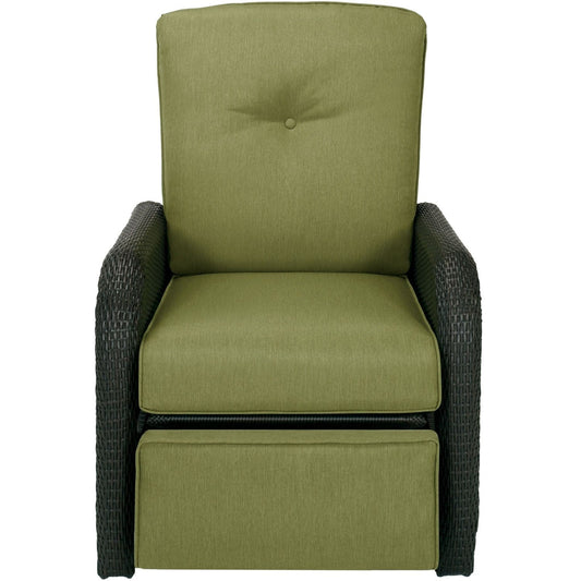 Hanover Lounge Chairs Hanover Strathmere Steel Frame Luxury Recliner in Cilantro Green | STRATHREC