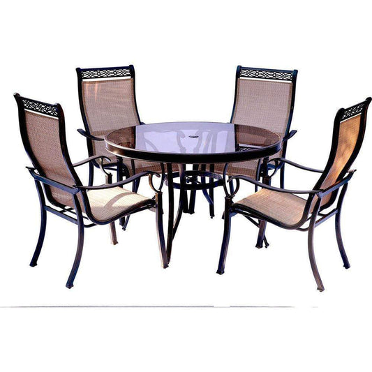 Hanover Outdoor Dining Set Hanover Monaco 5-Piece Dining Set, MONDN5PCG