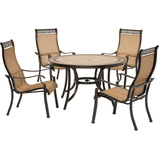Hanover Outdoor Dining Set Hanover Monaco 5-Piece Outdoor Dining Set, MONACO5PC