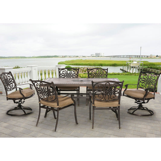 Hanover Outdoor Dining Set Hanover - Monaco 7-Piece Dining Set | MONDN7PCSW-2