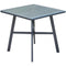 Hanover Outdoor Dining Table Hanover - Commercial Aluminum 30" Square Slat Top Table